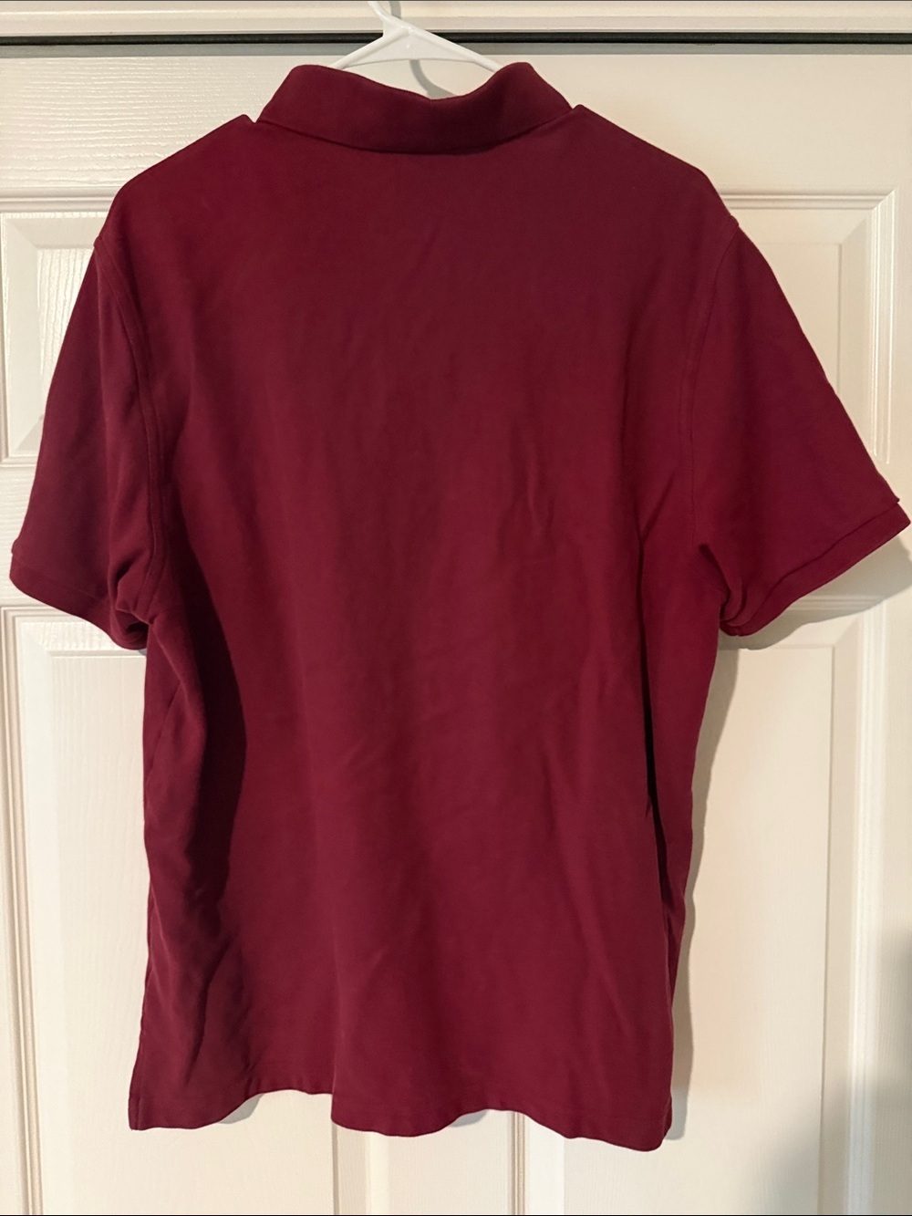 Psycho Bunny Men's Burgundy Polo with Contrast Logo - Picture 6 of 8